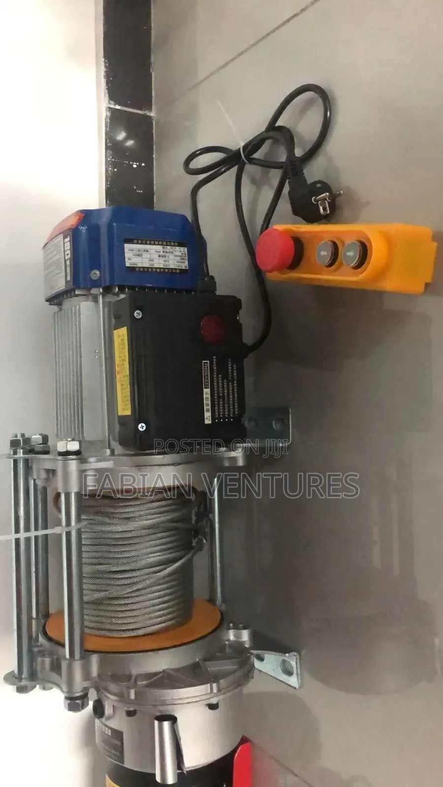 Portable Electric Wire Rope Winch 1ton by 30meter
