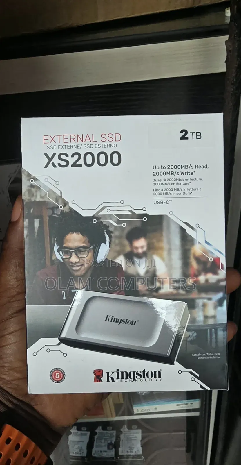 Kingston 2 Tbexternal SSD SSD Externe/ Ssdesterno
Xs2000