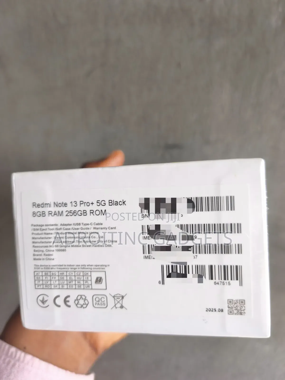 New Xiaomi Redmi Note 13 Pro+ 256 GB Black