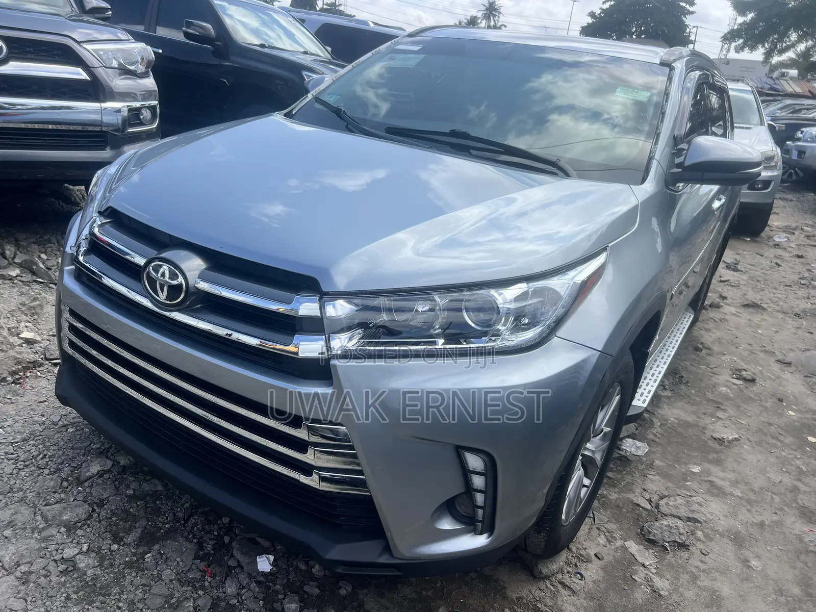 Toyota Highlander Limited V6 4x2 (3.5L 6cyl 6A) 2016 Silver