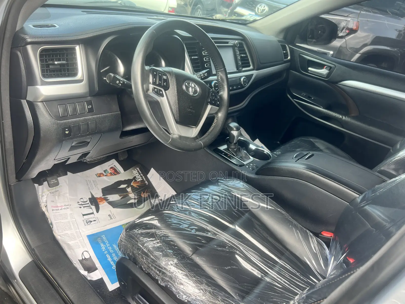 Toyota Highlander Limited V6 4x2 (3.5L 6cyl 6A) 2016 Silver