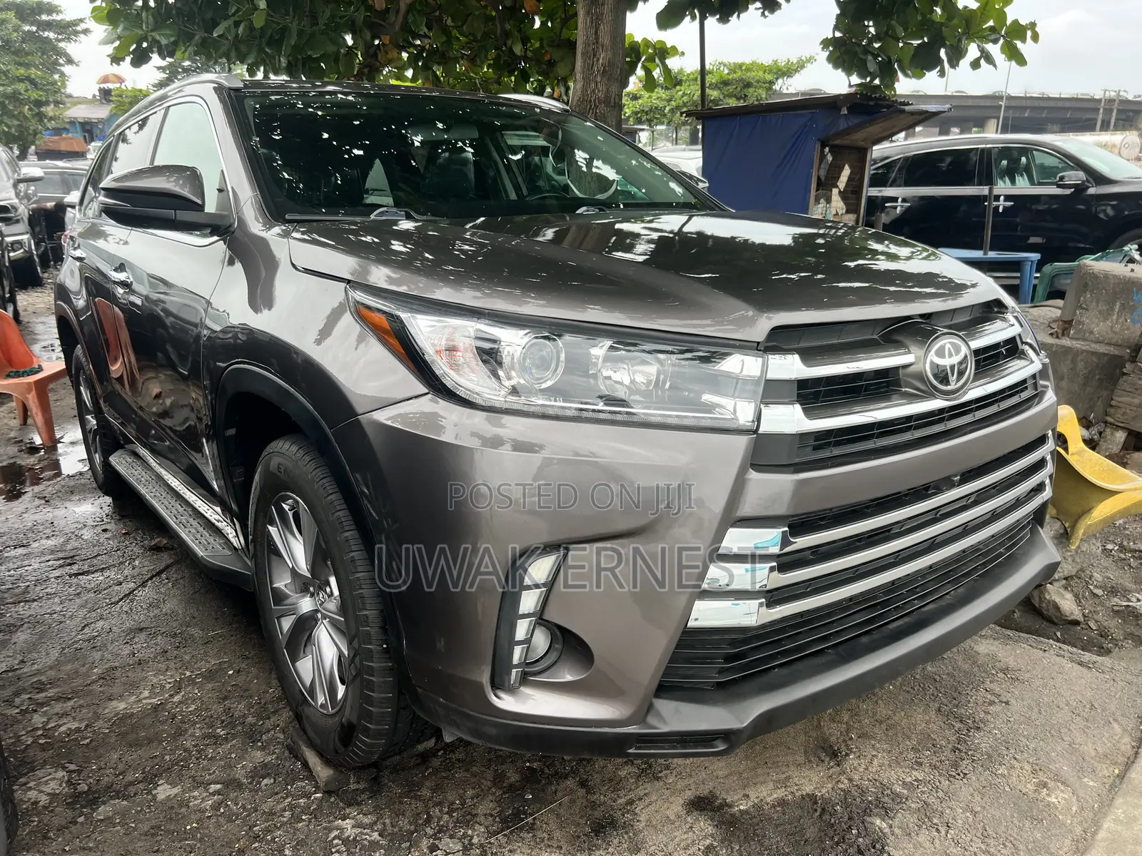 Toyota Highlander XLE 4dr SUV AWD (3.5L 6cyl 6A) 2015 Gray