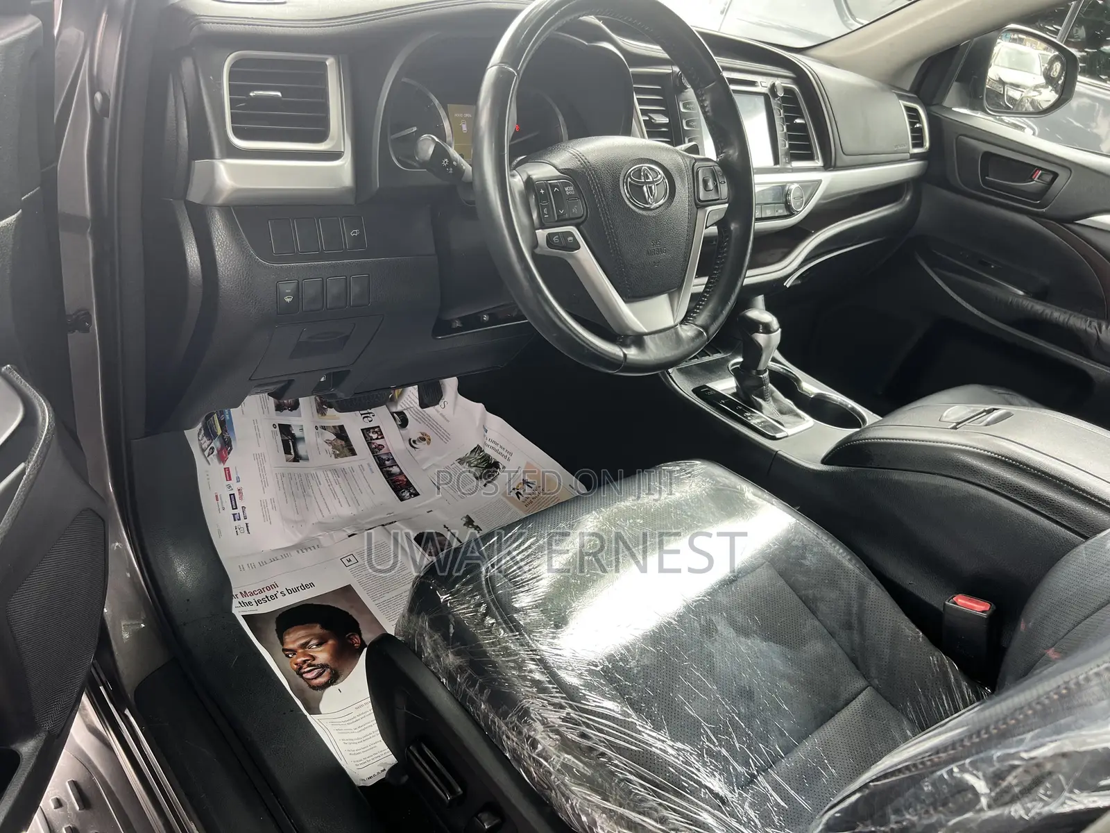 Toyota Highlander XLE 4dr SUV AWD (3.5L 6cyl 6A) 2015 Gray