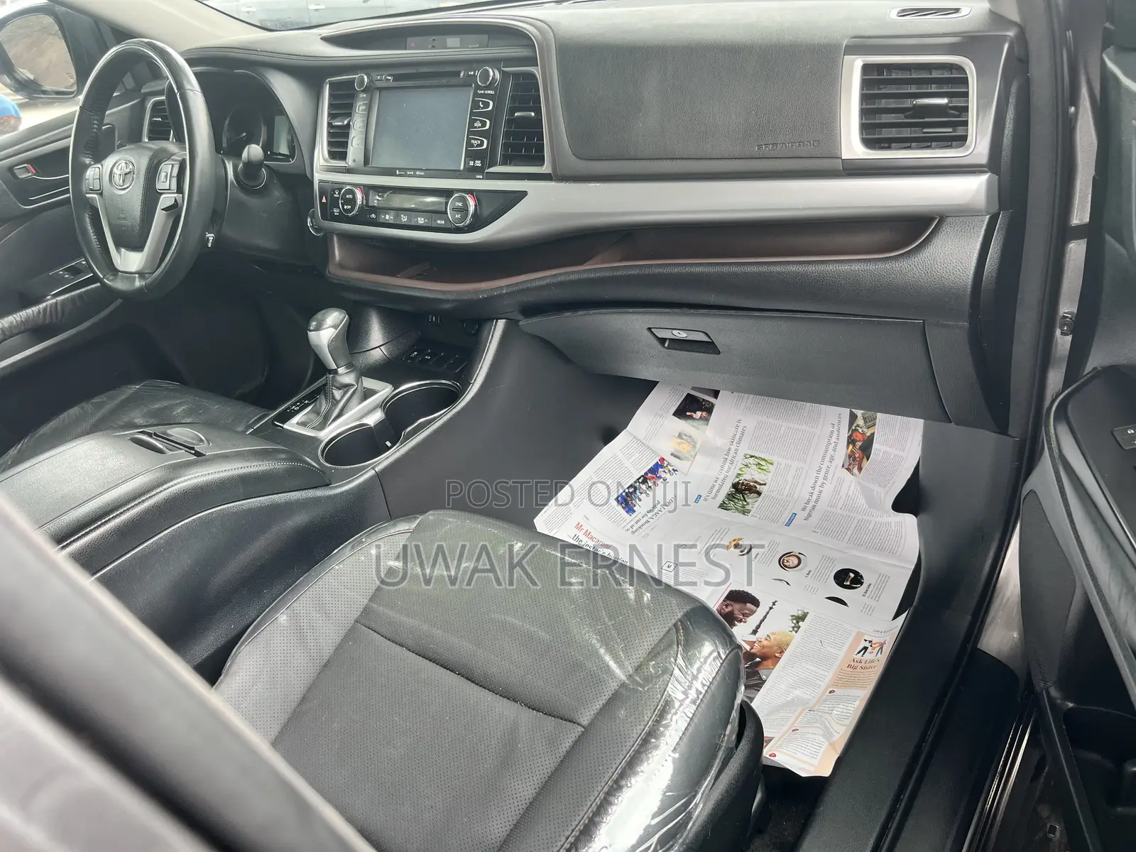 Toyota Highlander XLE 4dr SUV AWD (3.5L 6cyl 6A) 2015 Gray