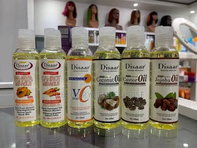 Disaar Body Oils – Vitamin C, Almond, Papaya, Turmeric, Argan & Carrot