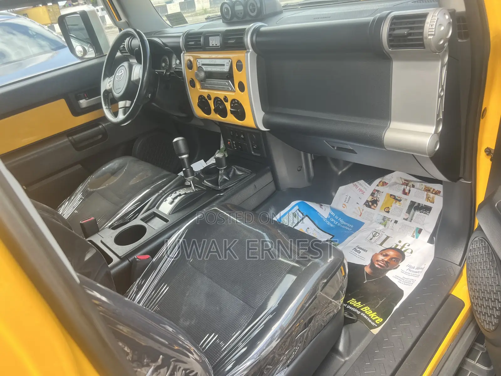 Toyota FJ Cruiser Base 4x4 2008 Yellow