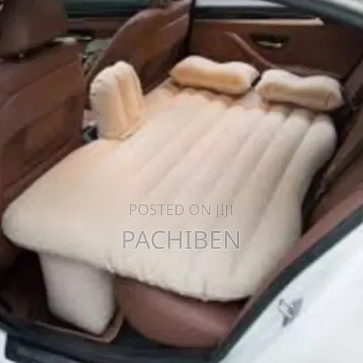 Inflatable Car Sofa + Pillows + Automatic Pump