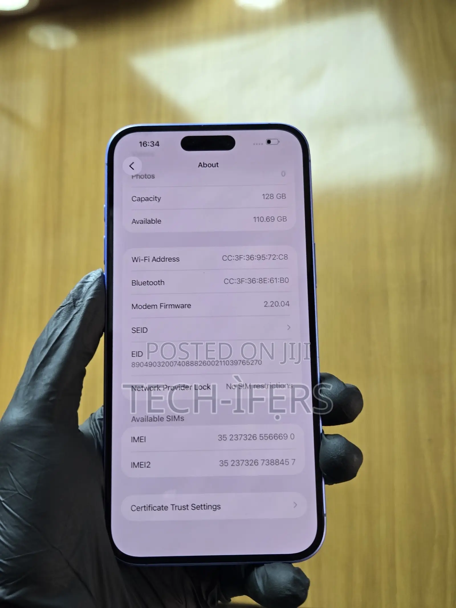 Apple iPhone 16 Plus 128 GB Blue