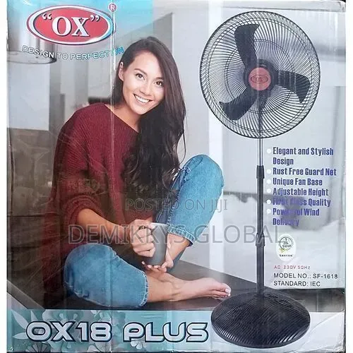 Ox 18 Plus Standing Fan - 18'' Inches