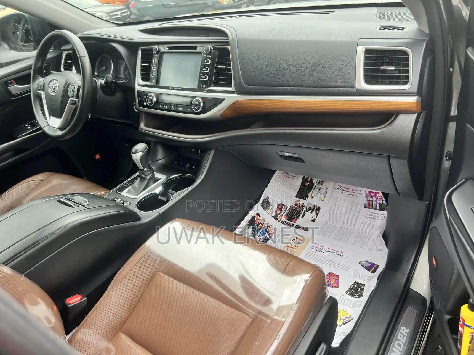 Toyota Highlander Limited Platinum 4x4 V6 (3.5L 6cyl 8A) 2018 Green