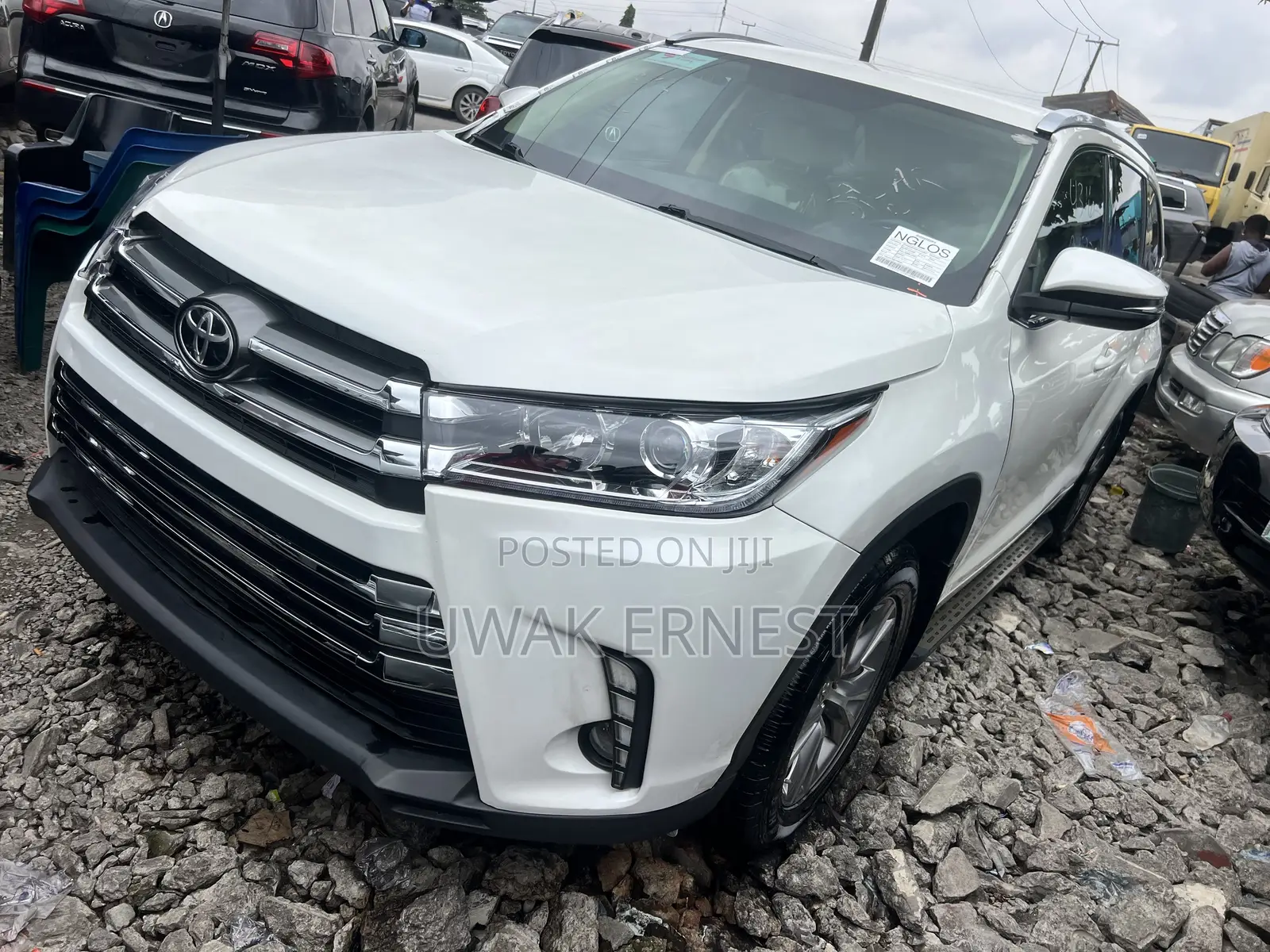 Toyota Highlander LE Plus 4dr SUV AWD (3.5L 6cyl 6A) 2015 White