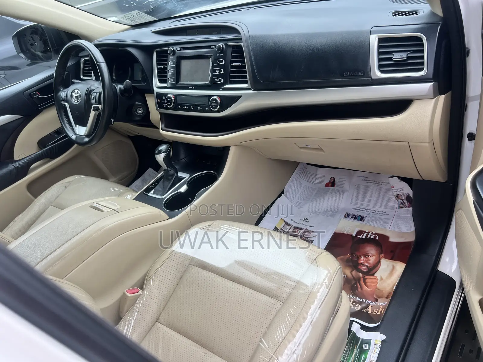 Toyota Highlander LE Plus 4dr SUV AWD (3.5L 6cyl 6A) 2015 White