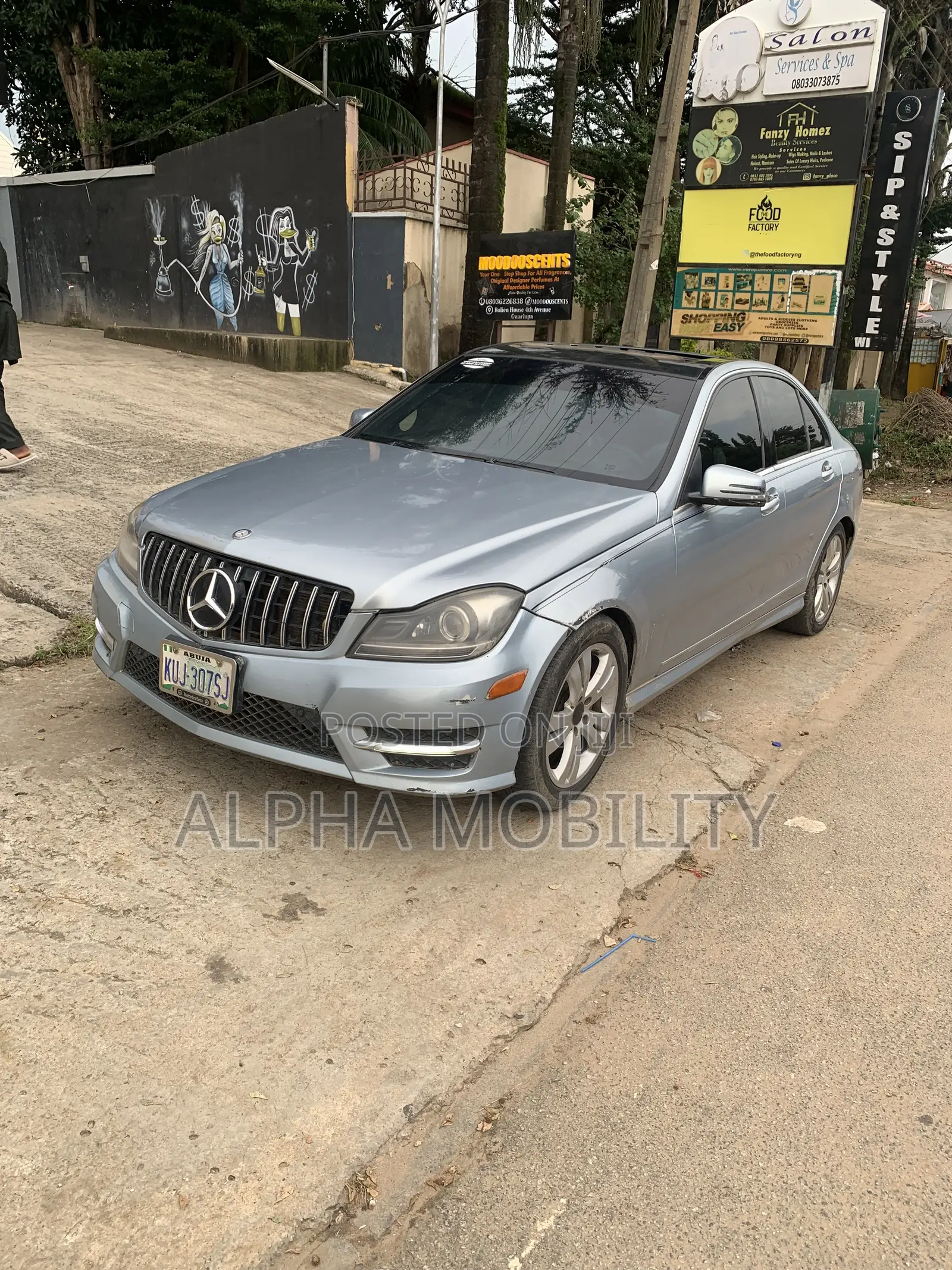 Mercedes-Benz C300 2013 Blue