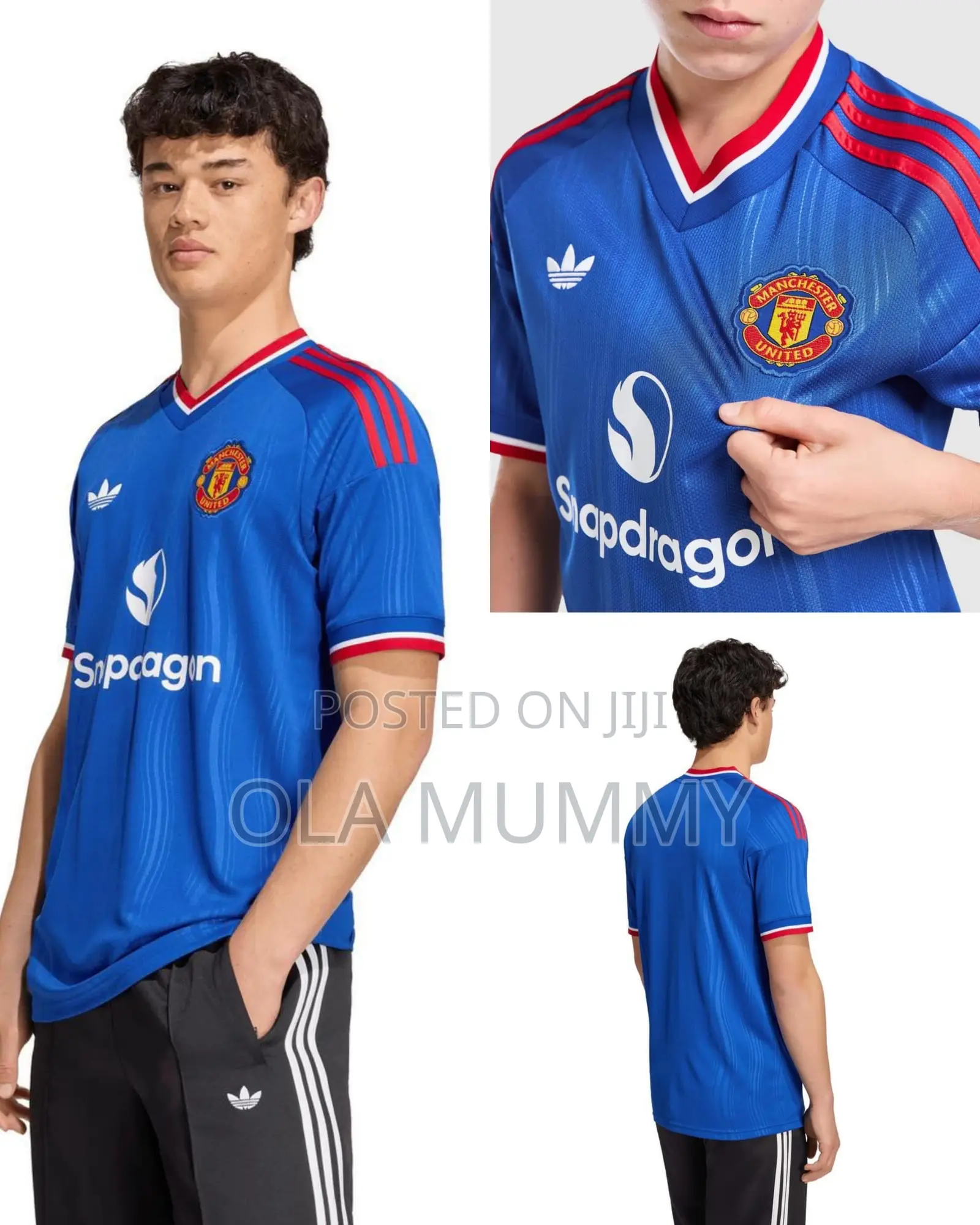 Man United 2026-2027 Away Kit Blue