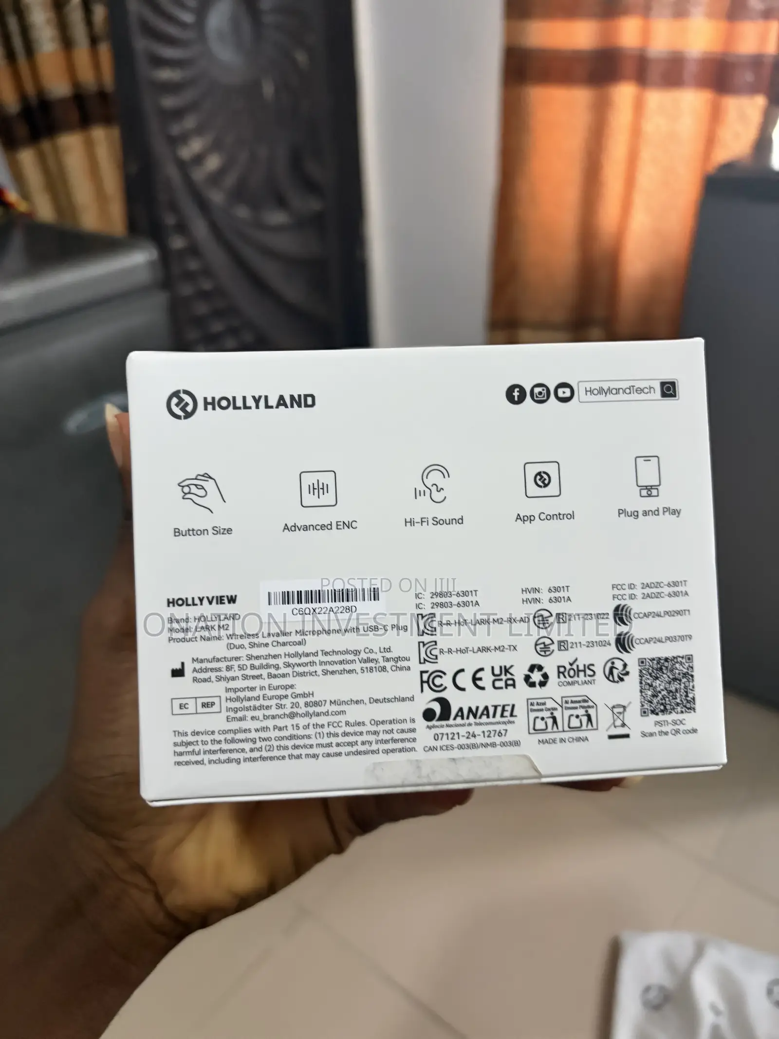 Hollyland Lark M2 Wireless Microphone Type-C Version
