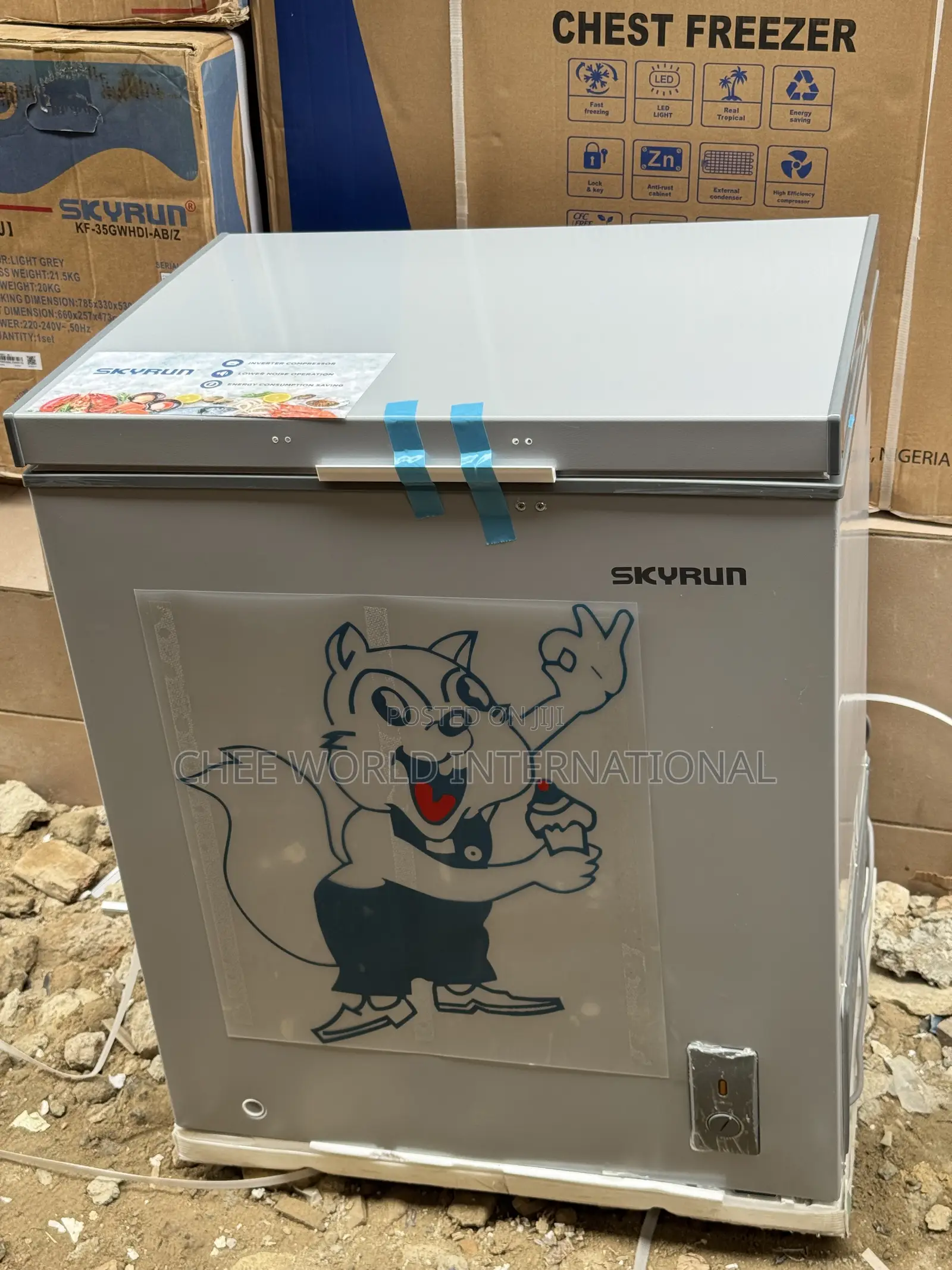 Original Brand New Skyrun 150 Litres Inverter Chest Freezer