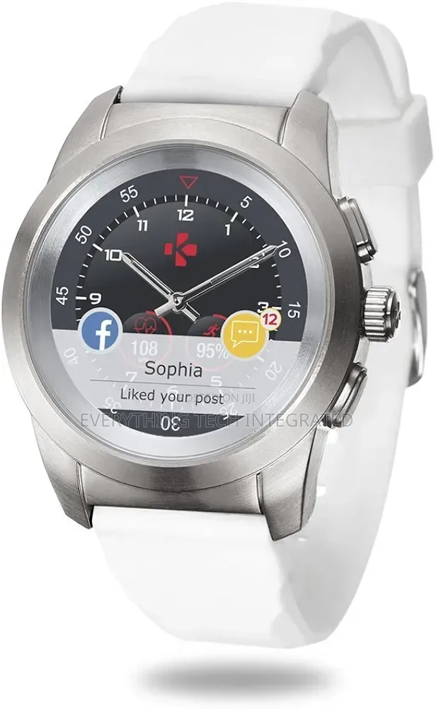 MyKronoz ZeTime Original 44mm Hybrid Smart Watch With Touch Screen