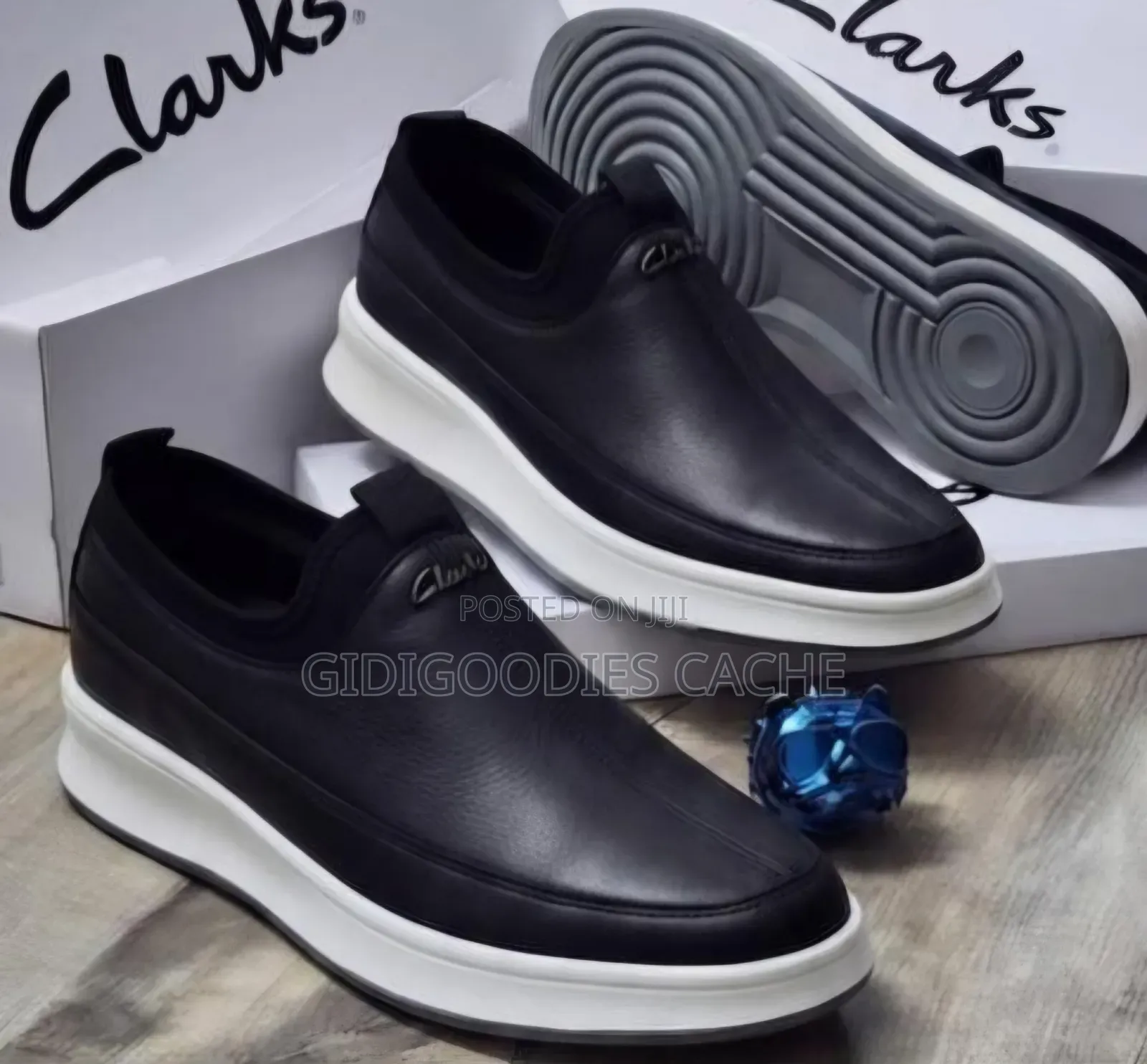 Clarks Flat Shoes Blue/Brown 40-46