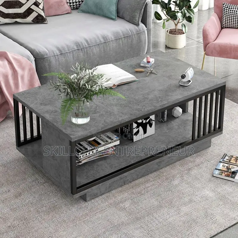 Luxury Faux Marble Center Table Size: 100cm X 50cm