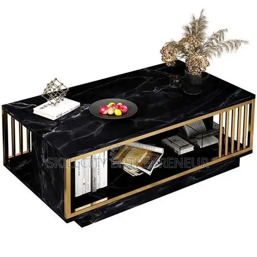 Luxury Faux Marble Center Table Size: 100cm X 50cm