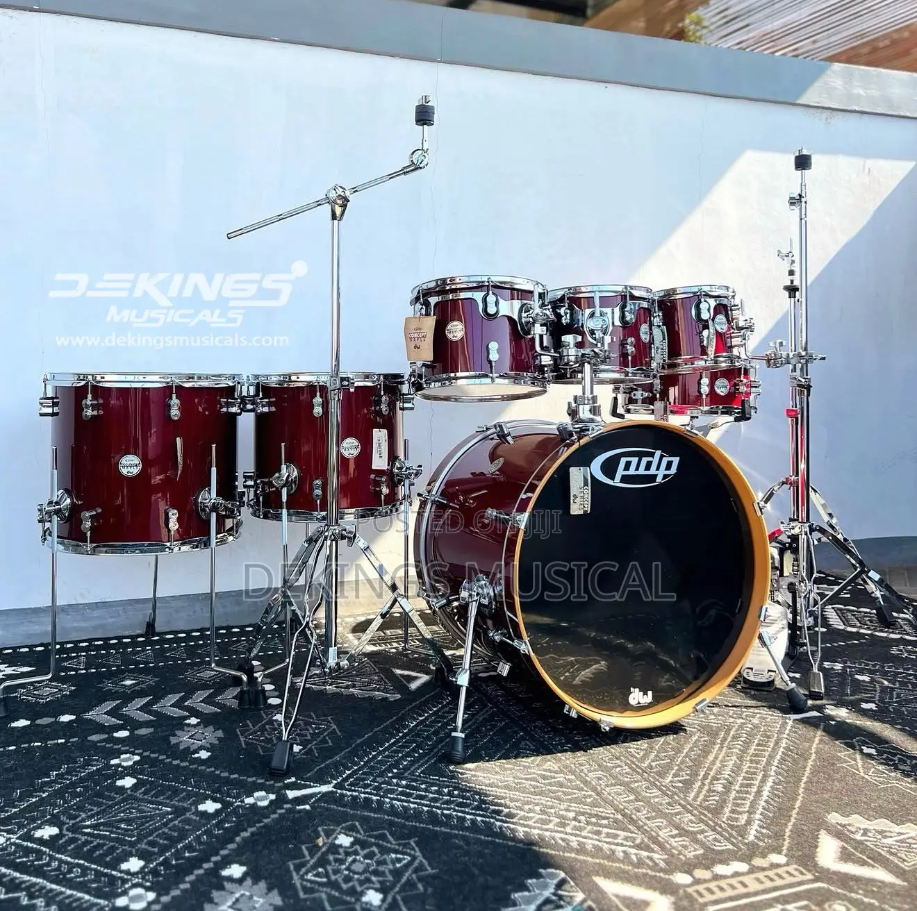 Original PDP by Dw Concept Maple PDP Drum Set 7 Set