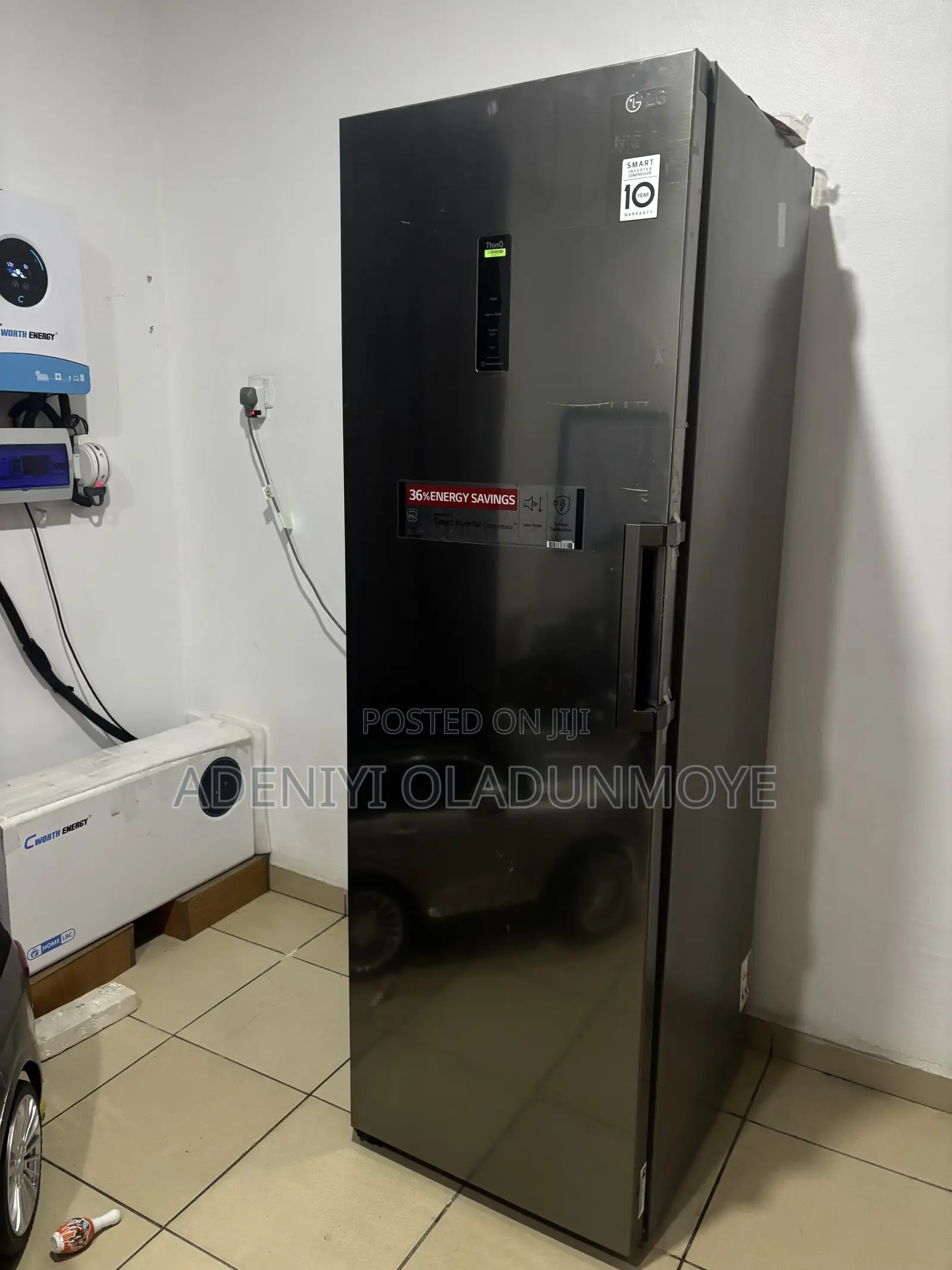 LG 324Ltrs UPright Standing Freezer