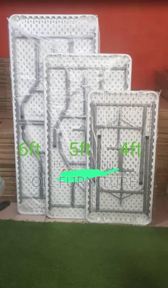 Heavy Duty Plastic Foldable Table (4ft, 5ft, 6ft)Portable Event Table