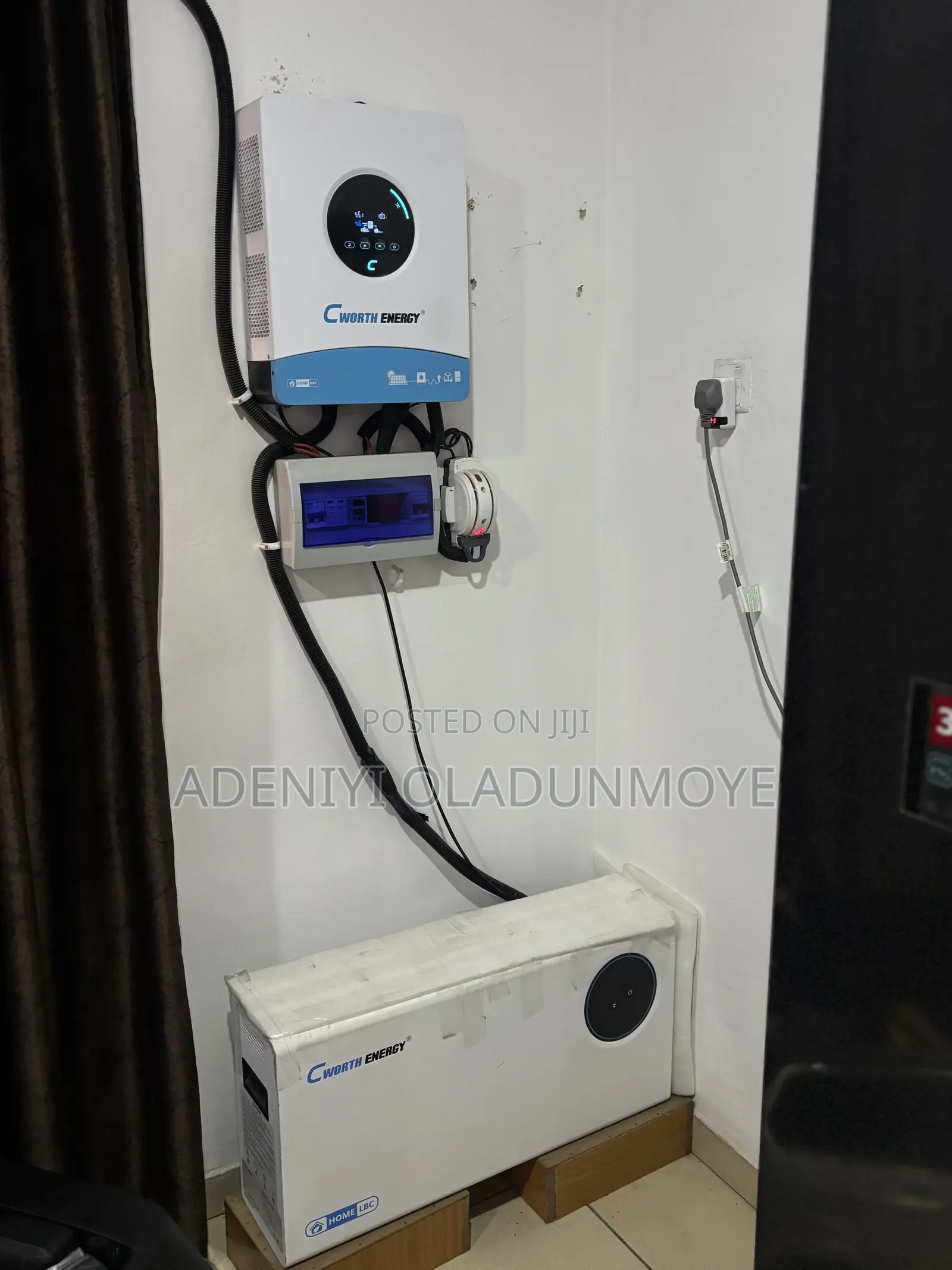 Cworth 6kva Inverter, 10kwh Lithium Battery & 12 450w Panel