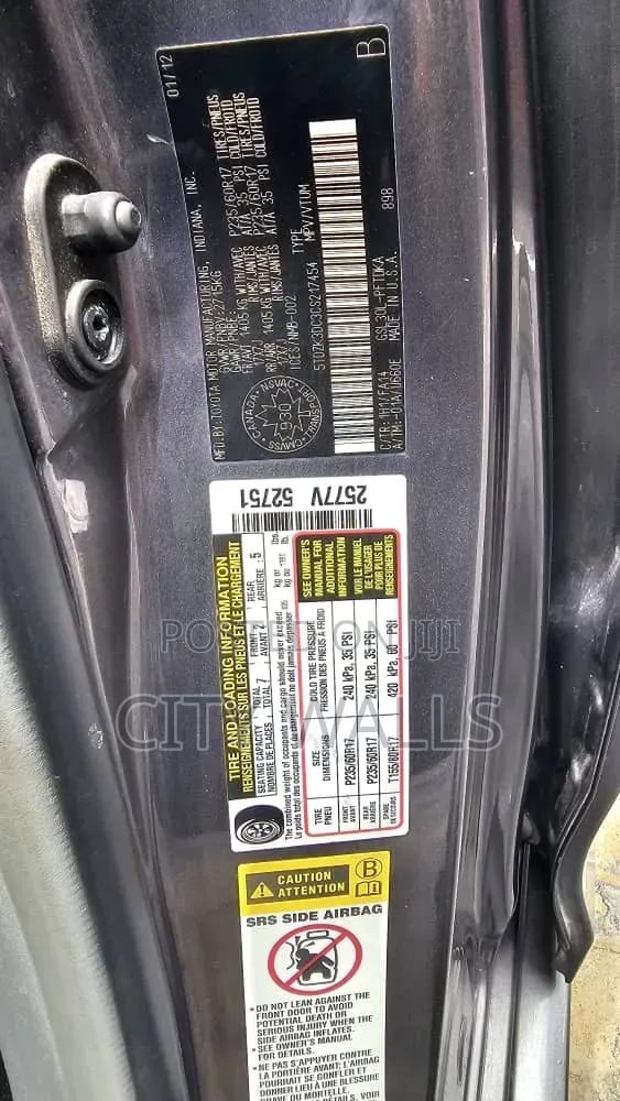 Toyota Sienna 2012 Gray