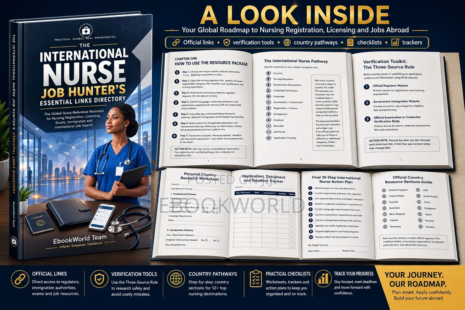 International Nurse Job Hunter’s Guide 3-Book Collection