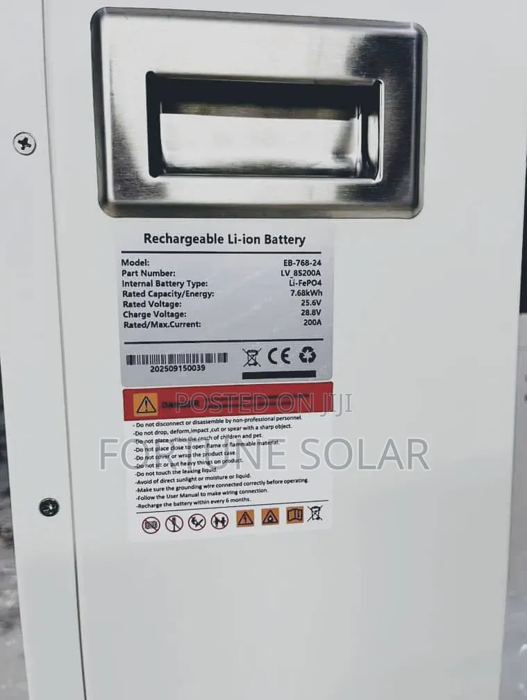 Luxsun 7.6kwh Lithium Battery