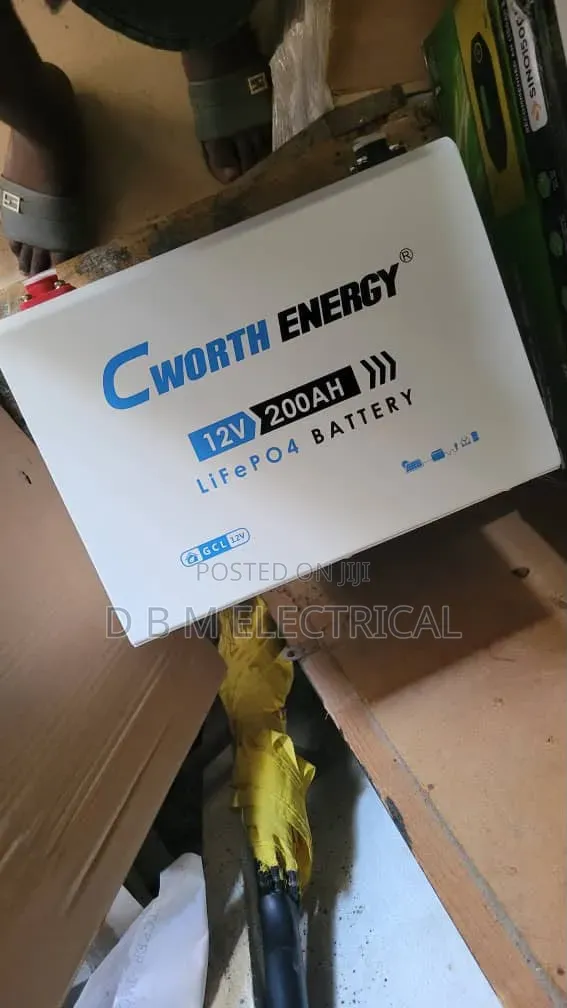 Cworth Energy 200ah 12v Solar Limtom Battery