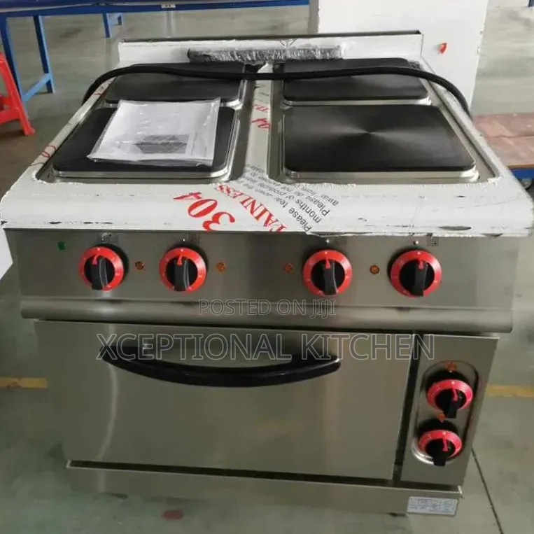 Electric Cooker 4 Burners With Oven