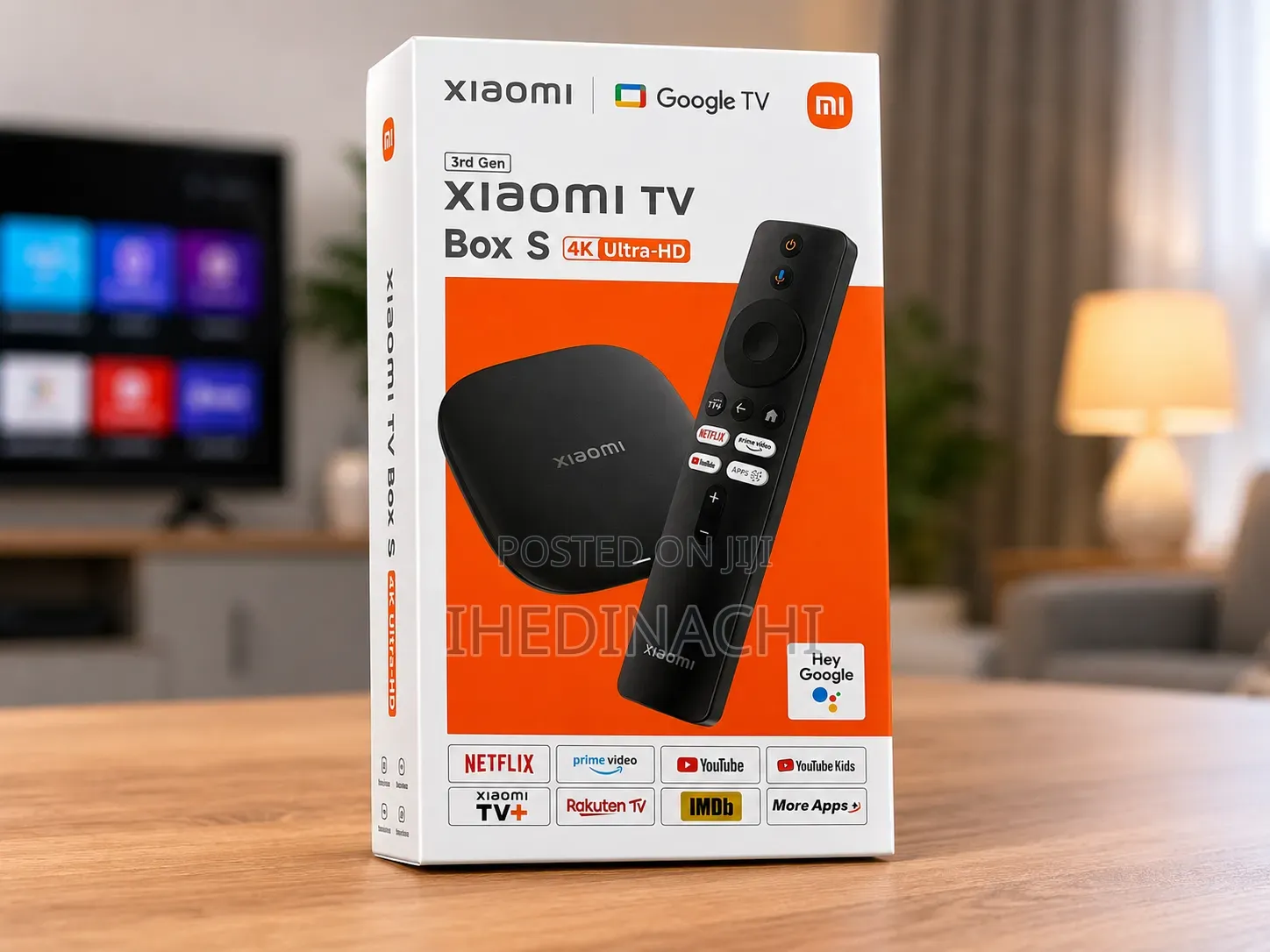 Xiaomi TV Box S 3rd Gen 4K Ultra HD Google TV With Voice Remote