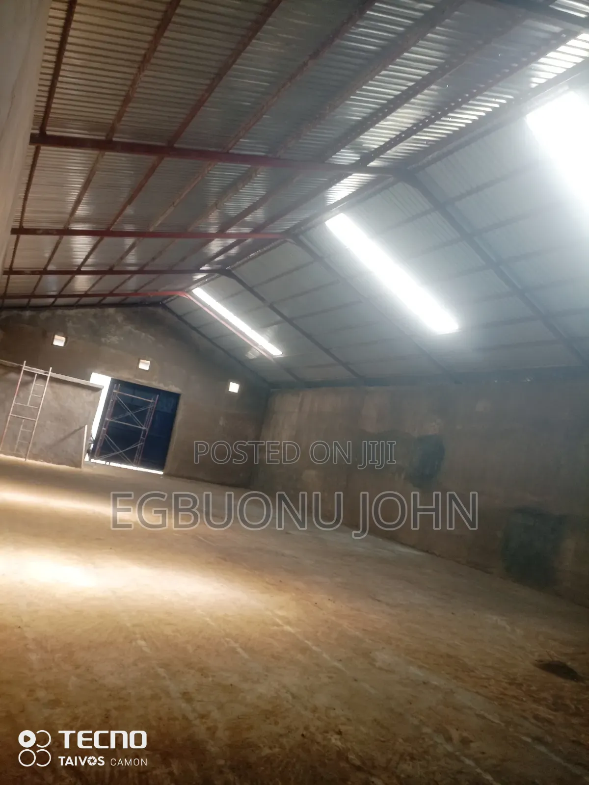 Newly Built Standard 1000 Capacity of Warehouse for Rent at DeiDei