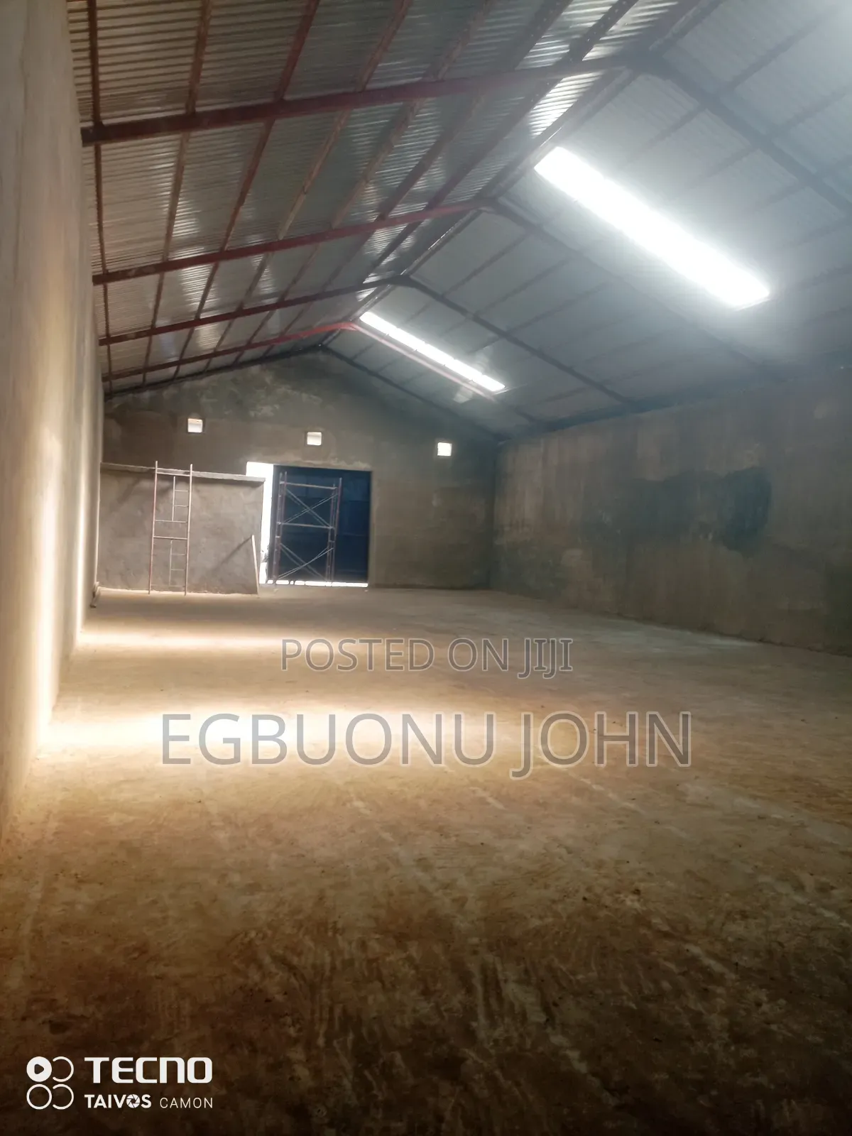 Newly Built Standard 1000 Capacity of Warehouse for Rent at DeiDei