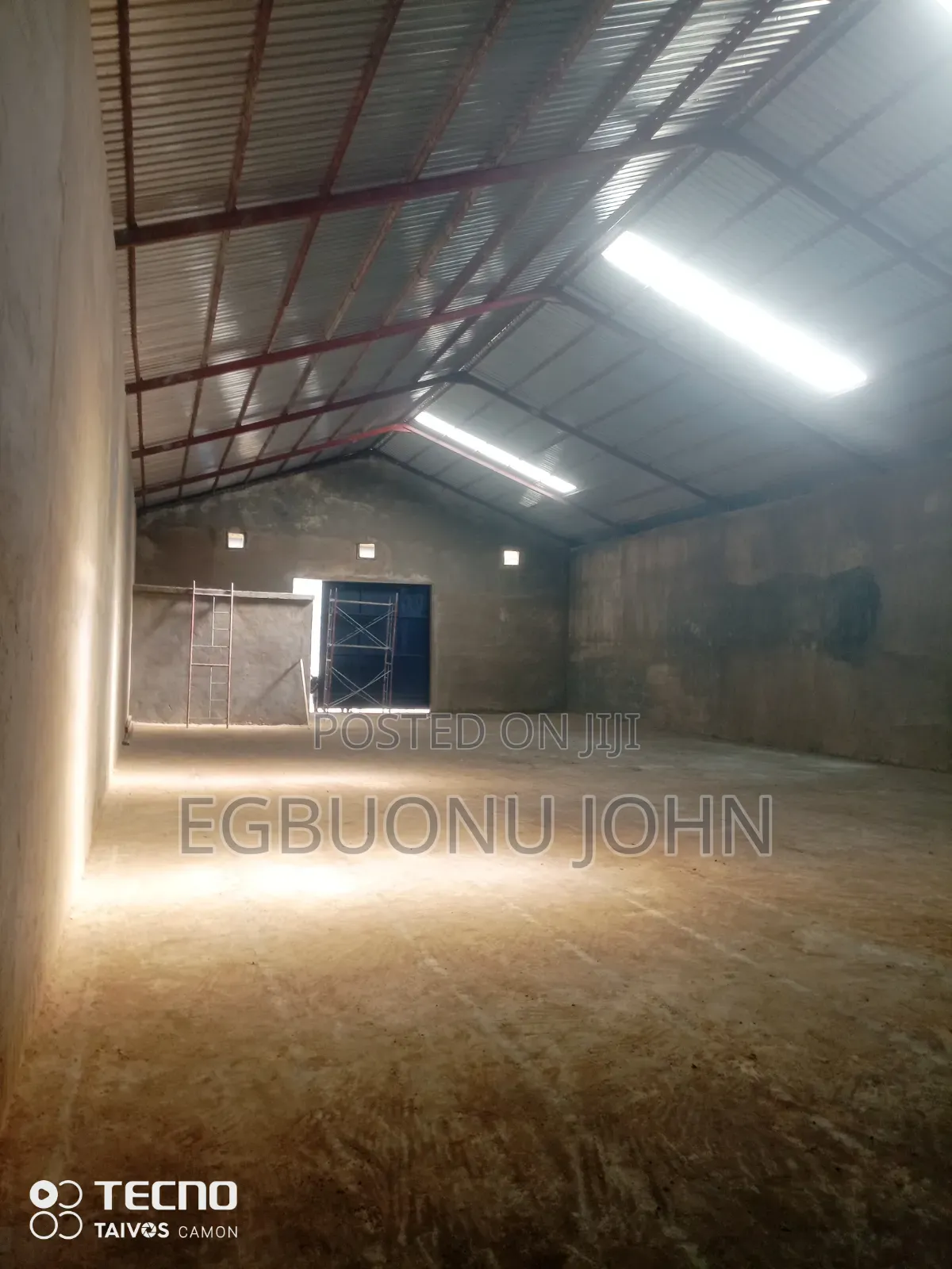 Newly Built Standard 1000 Capacity of Warehouse for Rent at DeiDei