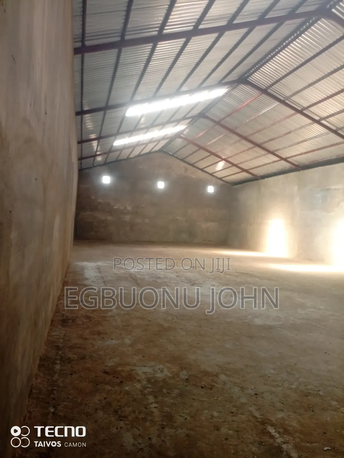 Newly Built Standard 1000 Capacity of Warehouse for Rent at DeiDei