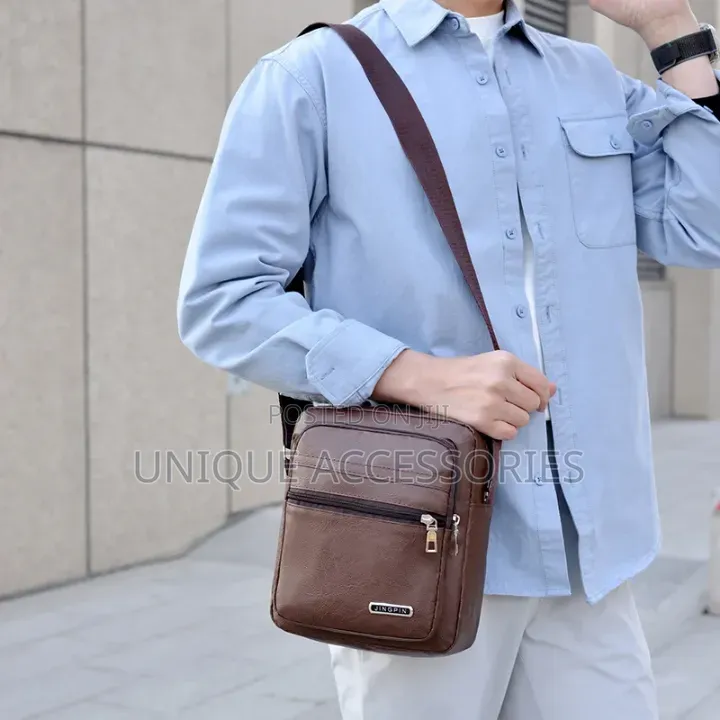 Men Leather Cross Bag