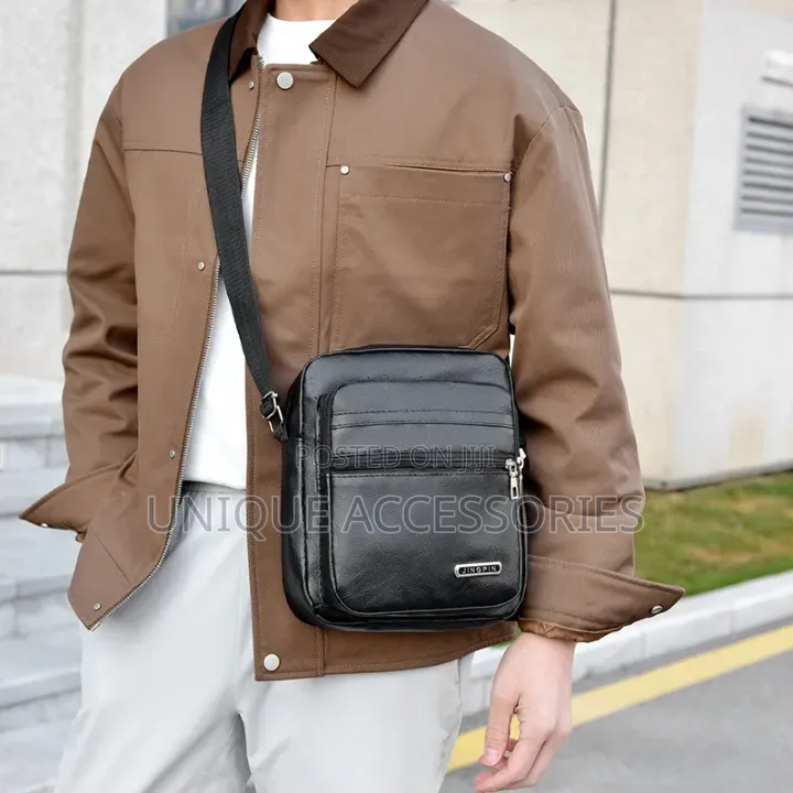 Men Leather Cross Bag