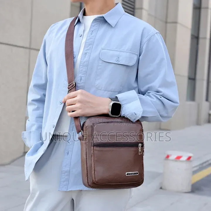 Men Leather Cross Bag
