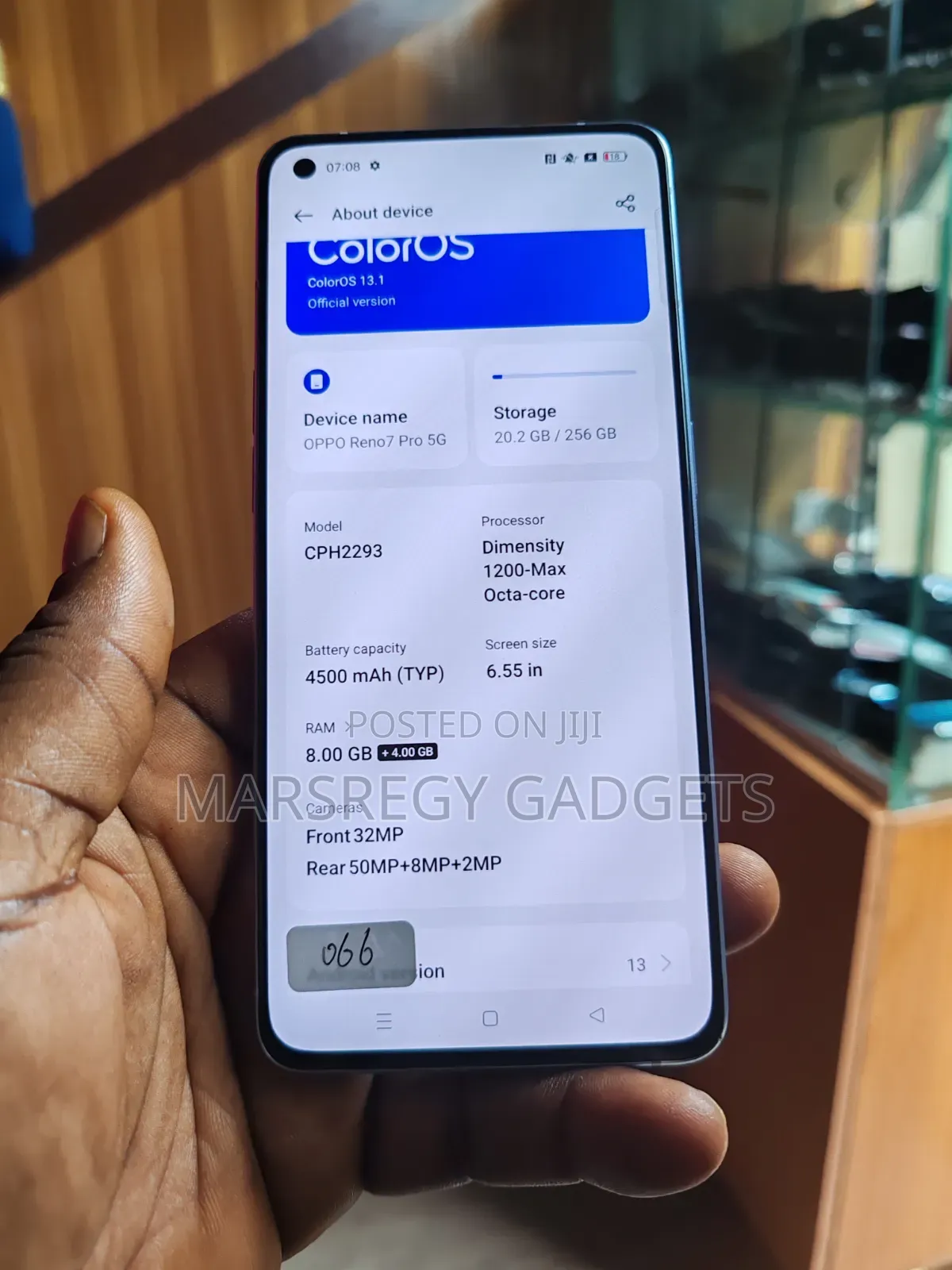 Oppo Reno7 Pro 5G 256 GB Blue