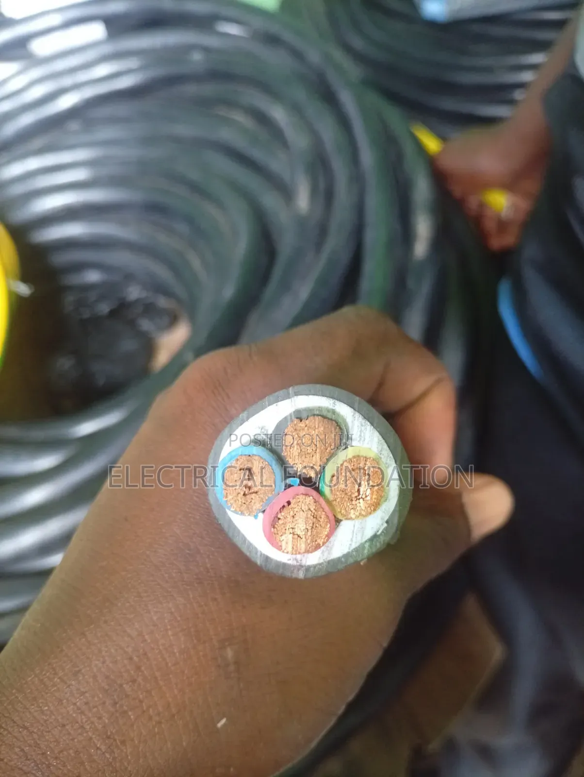 35mm*4 Core Electrical Flexible Cable