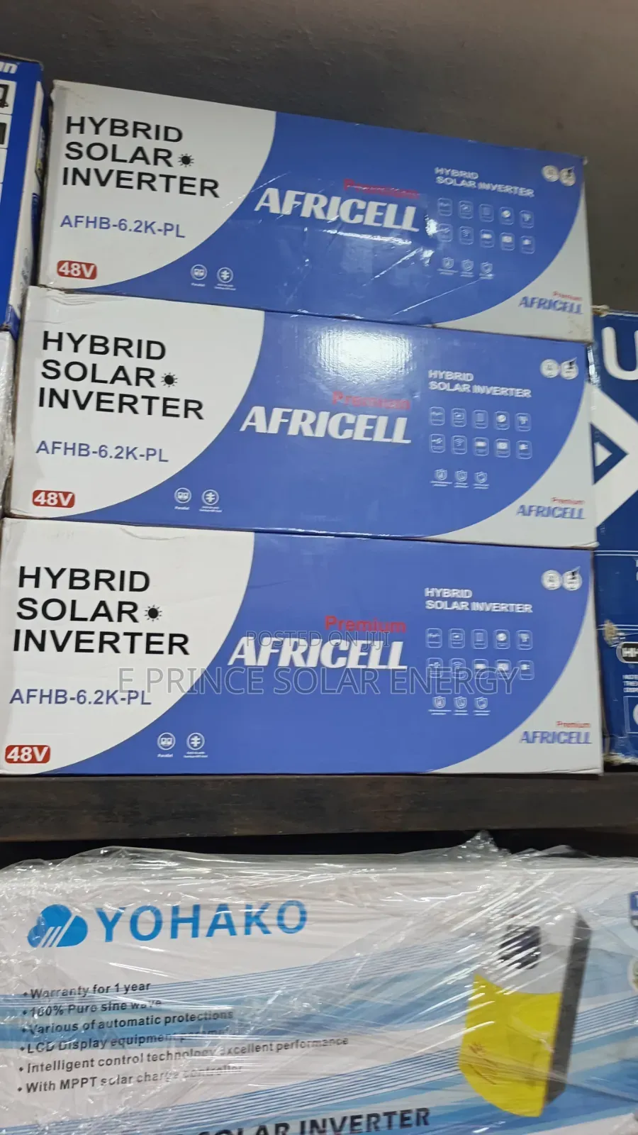6.2kva 48v Africell Hybrid Solar Inverter