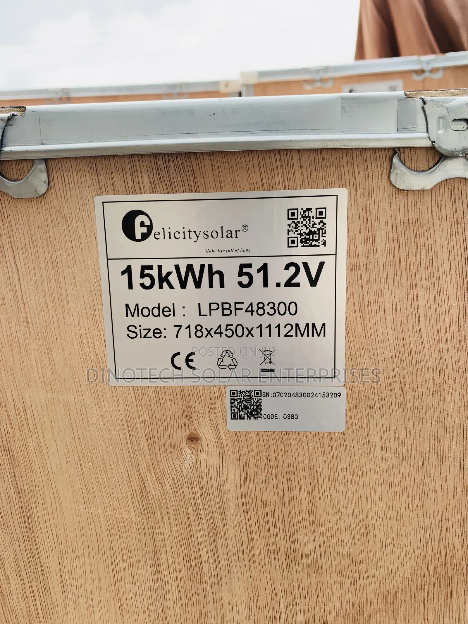 Felicity Solar Lithium Battery 15kwh 51.2v Available
