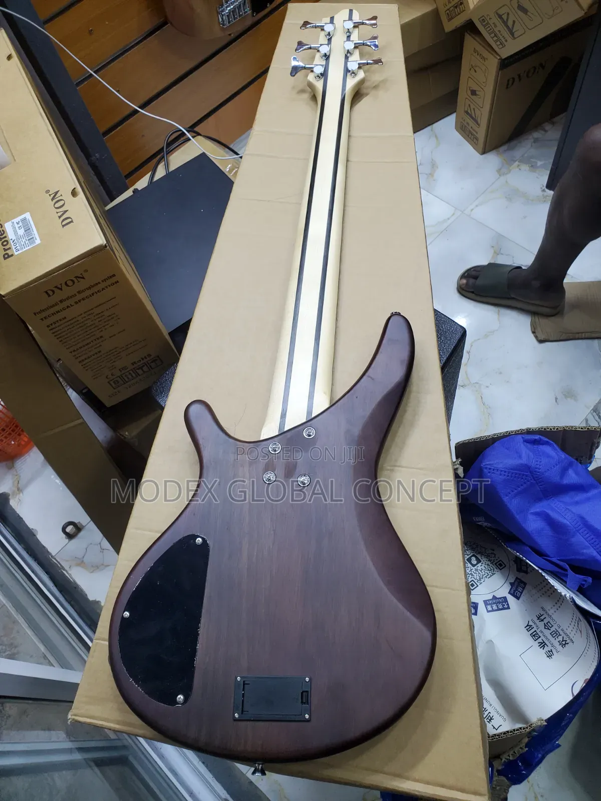 Ibanez 6-String Active Electric Bass Guitar.