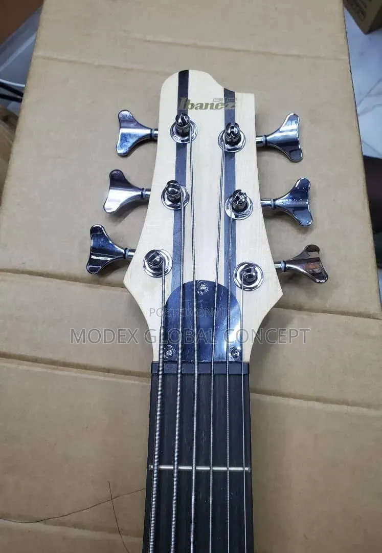 Ibanez 6-String Active Electric Bass Guitar.
