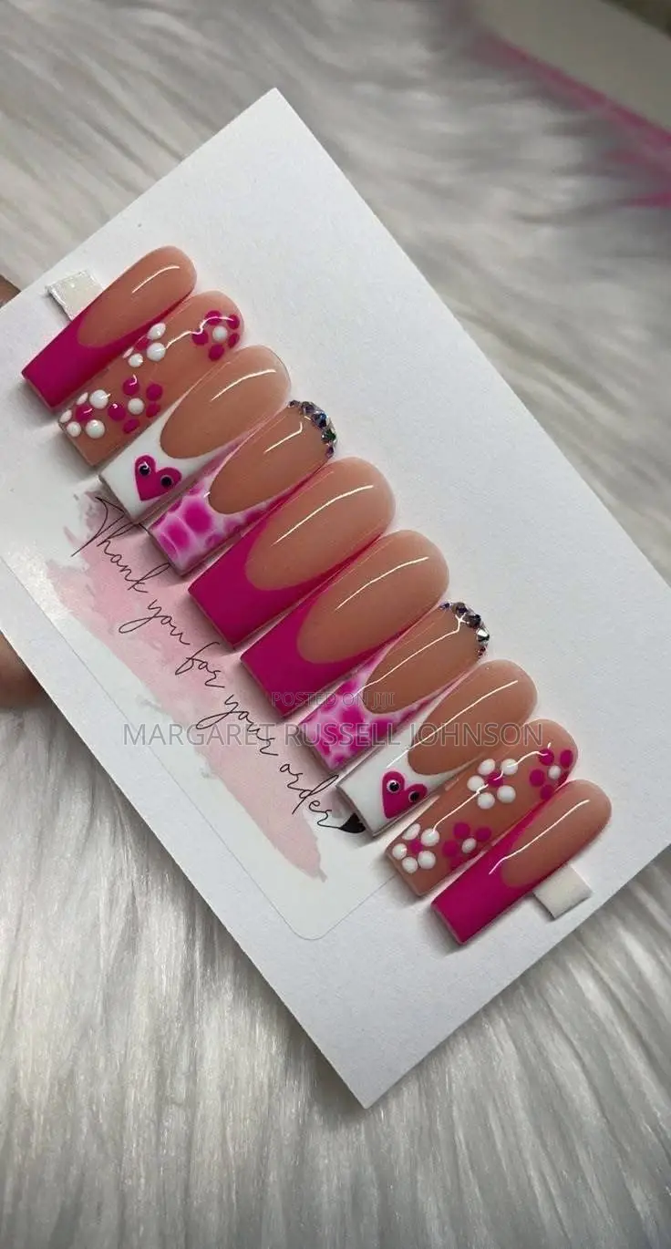 Hard Gel and Acrylic Press on Nails