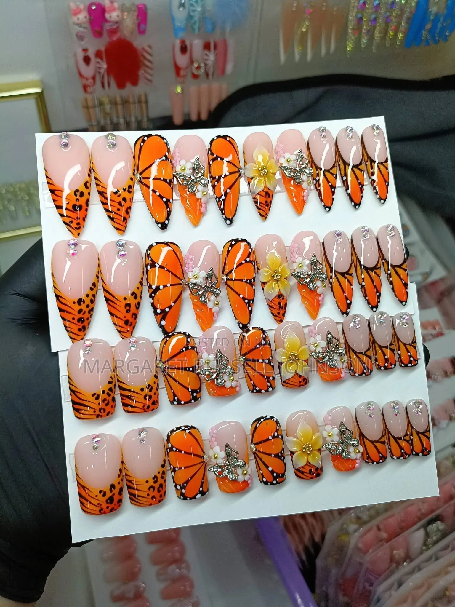 Hard Gel and Acrylic Press on Nails