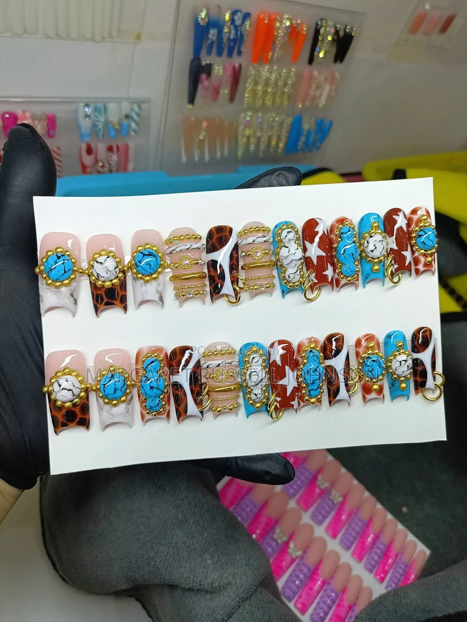 Hard Gel and Acrylic Press on Nails